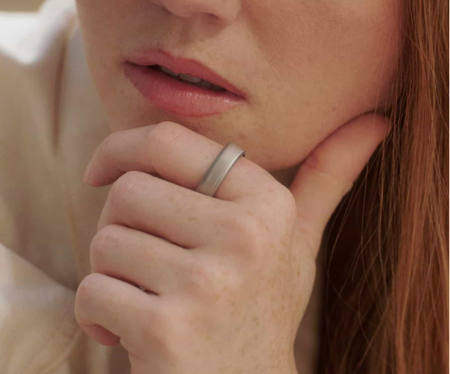 Розумне кільце Oura Ring 5 Brushed Silver